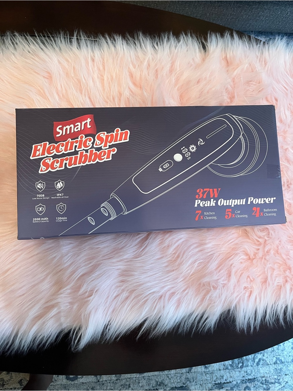Smart Electric Spin Scrubber - color white